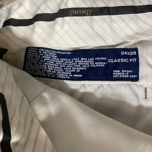 STAFFORD trousers relaxed fit 34x29 - Picture 6 of 6